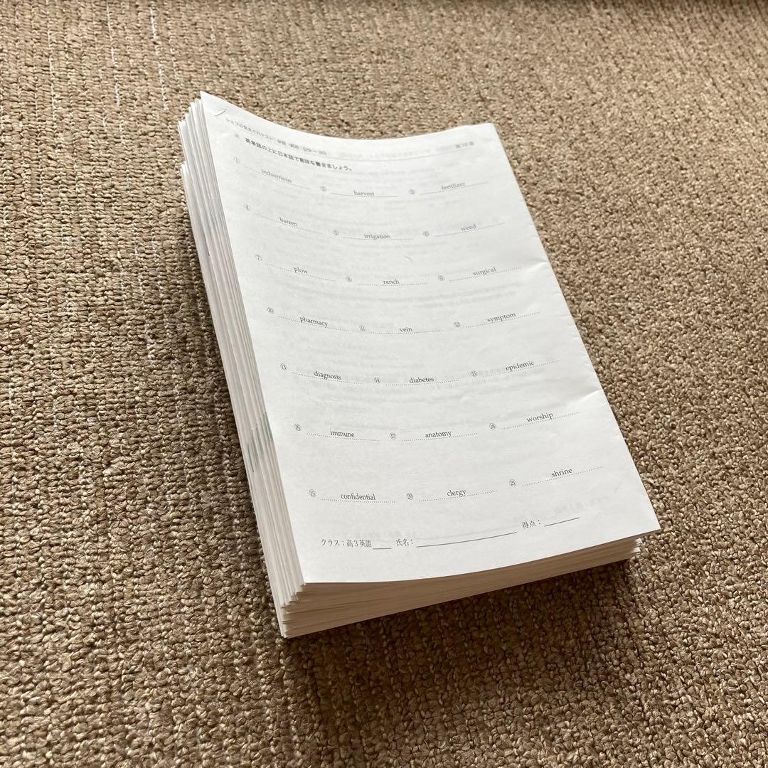 ほぼ未使用 鉄緑会 高3英語 教材一式 セット