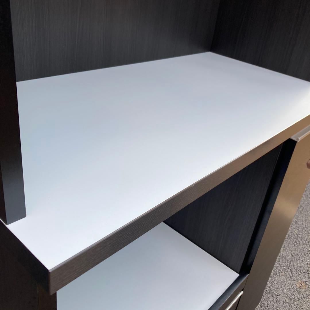 なお☆マンションOKのキッチンボードなんと奥行45cm組立なしスグクル