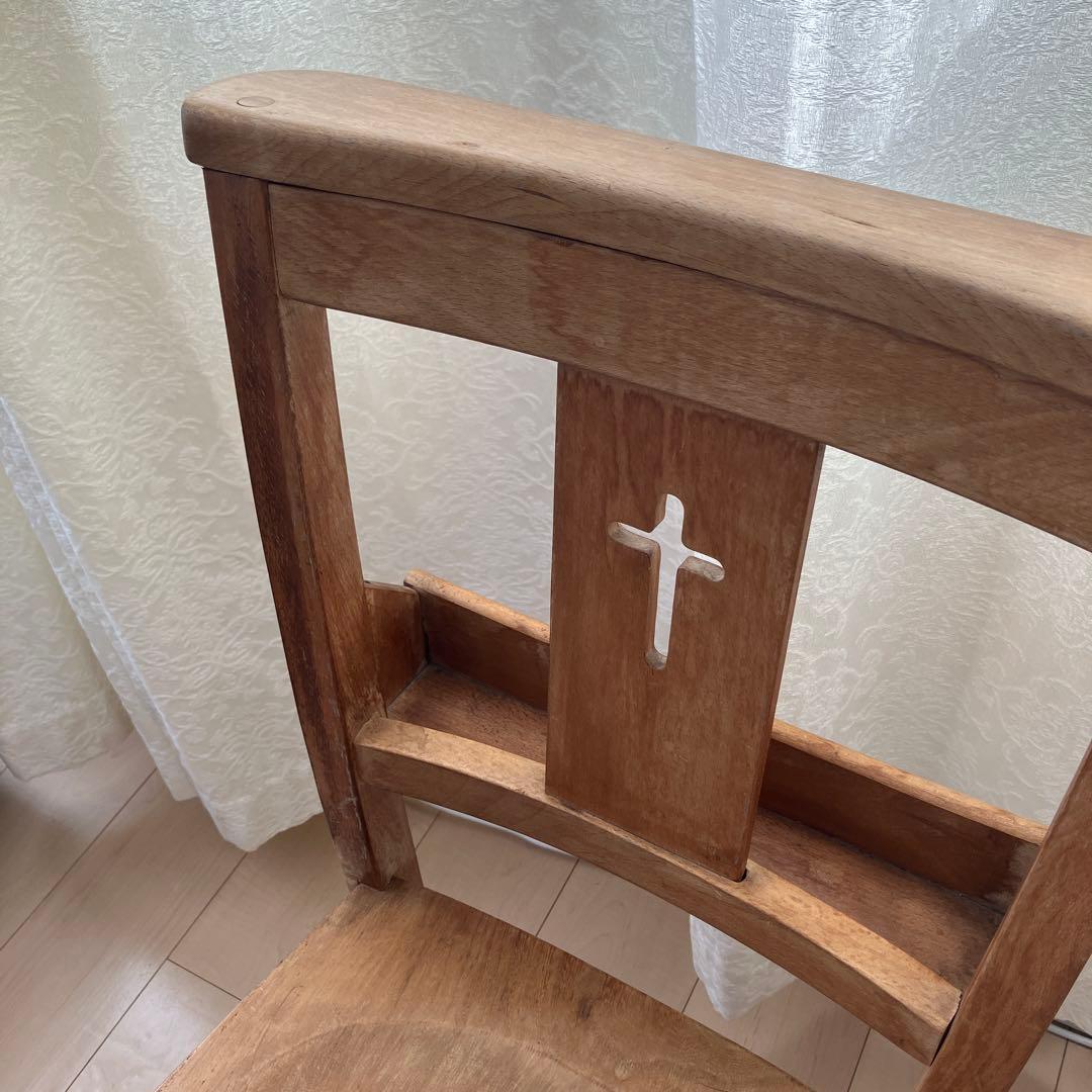 ゆらゆら様　チャーチチェア　イギリス　アンティーク