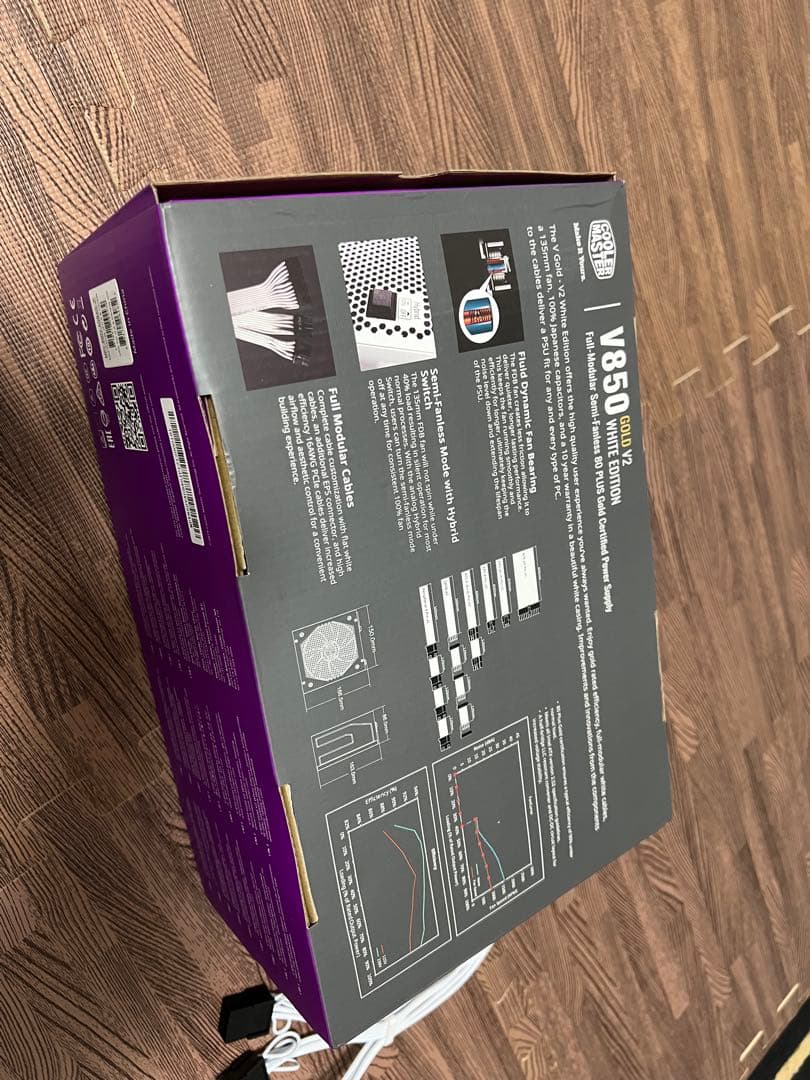 電源ユニット Cooler Master V850 GOLD V2 WHITE EDITION