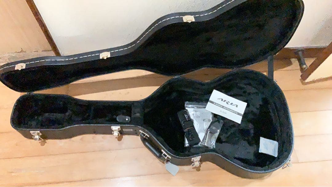 ベ*ー様 ARIA 【ハードケース付】フラメンコ　クラシックギターA50F