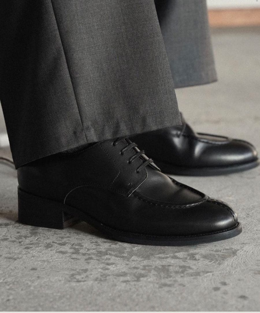 靴 Shiun COW LEATHER U-TIP DERBY