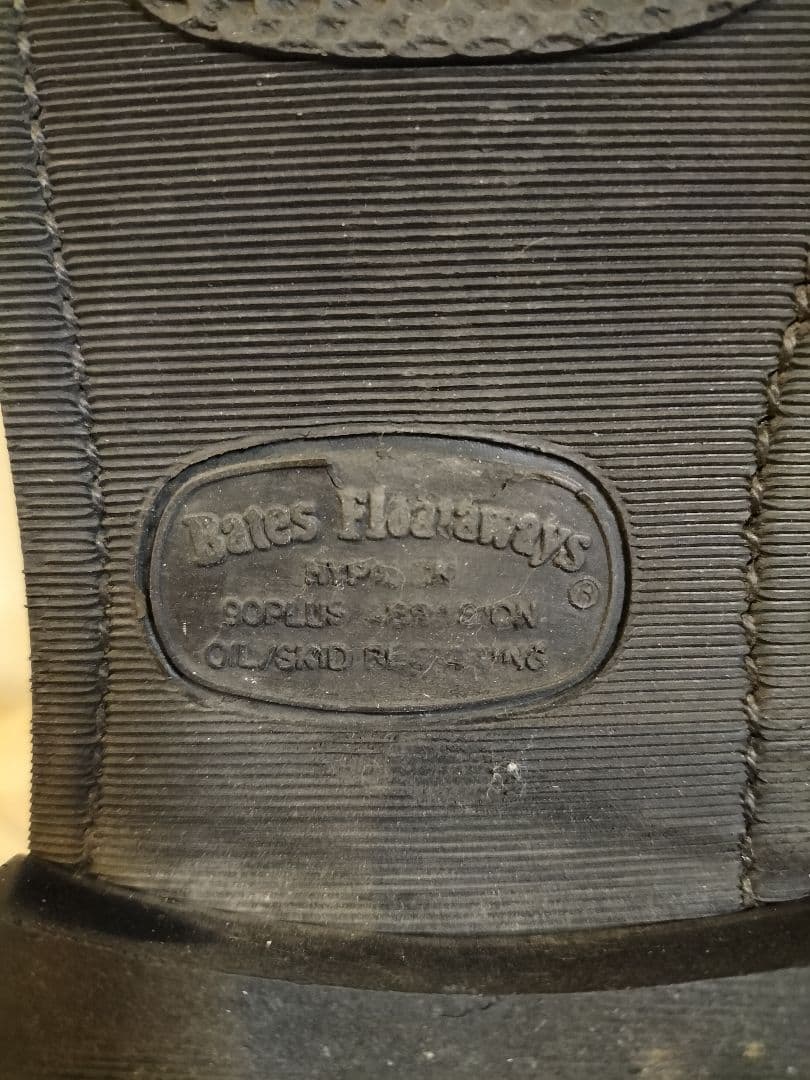 BATES（ベイツ）黒本革シューズ USA製　9程度？（26.5〜27cm）