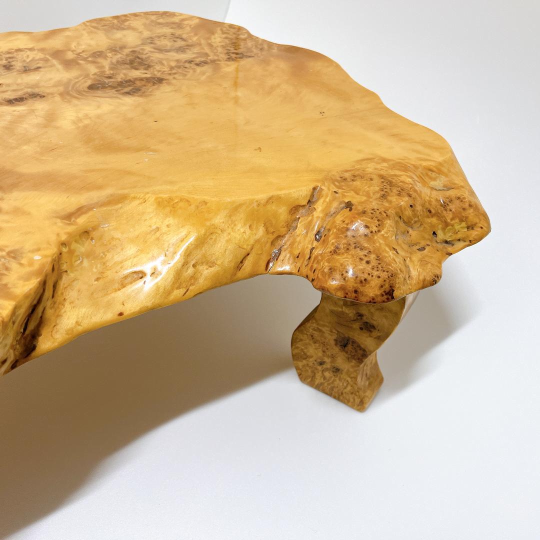 【良品✨送料無料】一枚板 ローテーブル 座卓 和テーブル 天然木 和モダン 和風