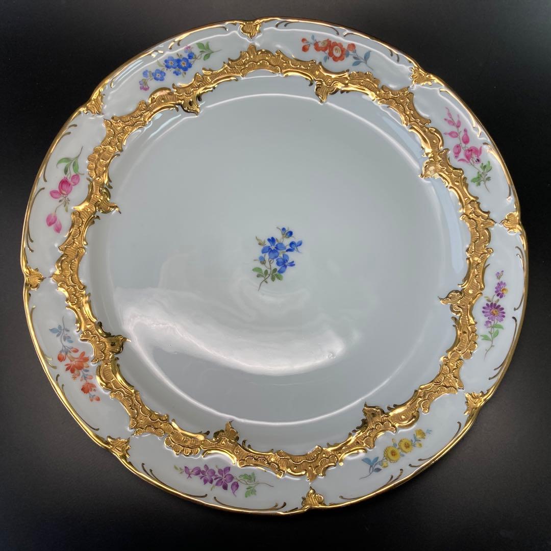 マイセン Bフォーム　スキャタードフラワー　大皿 トレイ サービング プレート