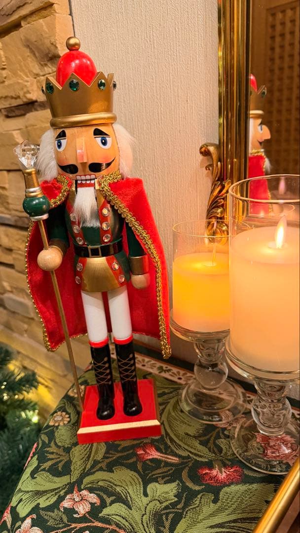 新品未使用王様くるみ割り人形 38cm｜ウィーン購入｜クラシック装飾｜