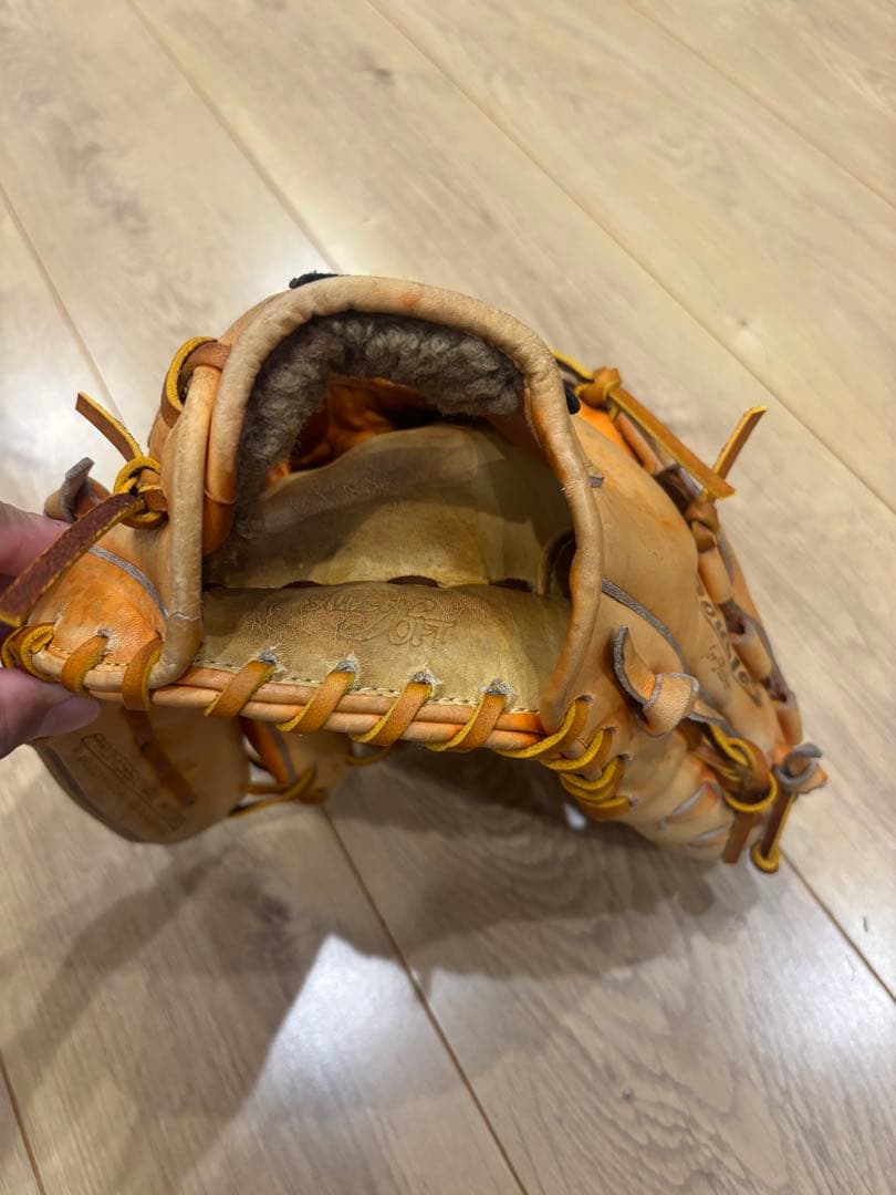 ミズノ一般硬式投手グローブ！廃盤品！フルメンテナンス！高校野球対応品！