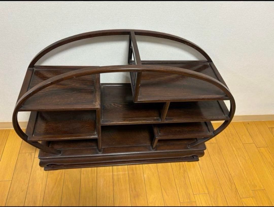 台湾製　高級紅木棚