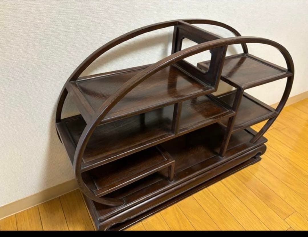 台湾製　高級紅木棚