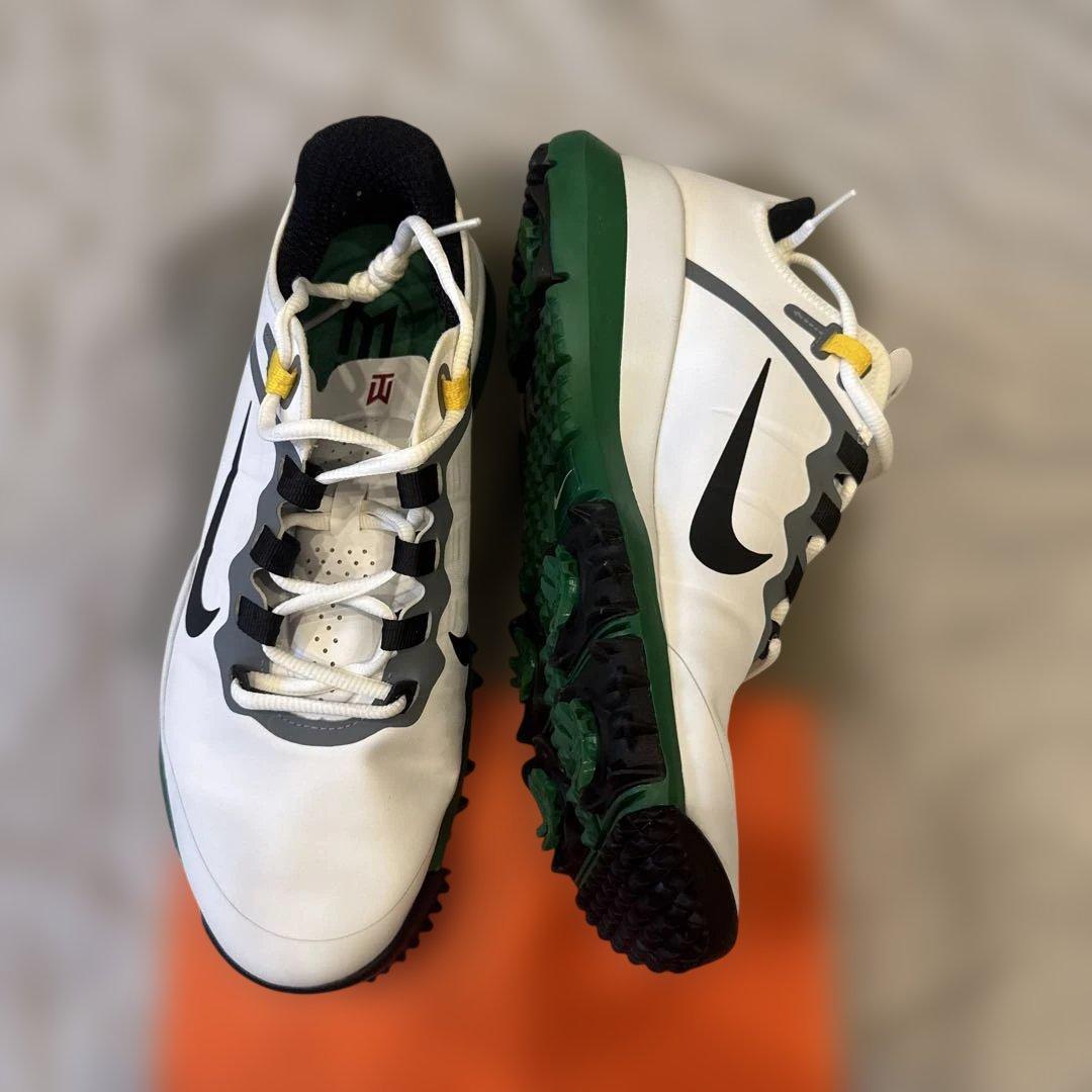 Nike TW 14 ゴルフシューズ ホワイト/グリーン