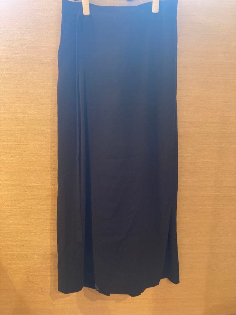 アパルトモン　ラップ　パンツ　美品　ネイビー　38 ベイクルーズ　ドゥーズィエム