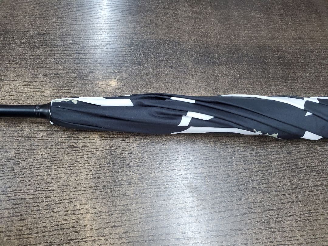 未使用　マリメッコ　ワンタッチ　長傘　ウニッコ　ブラック