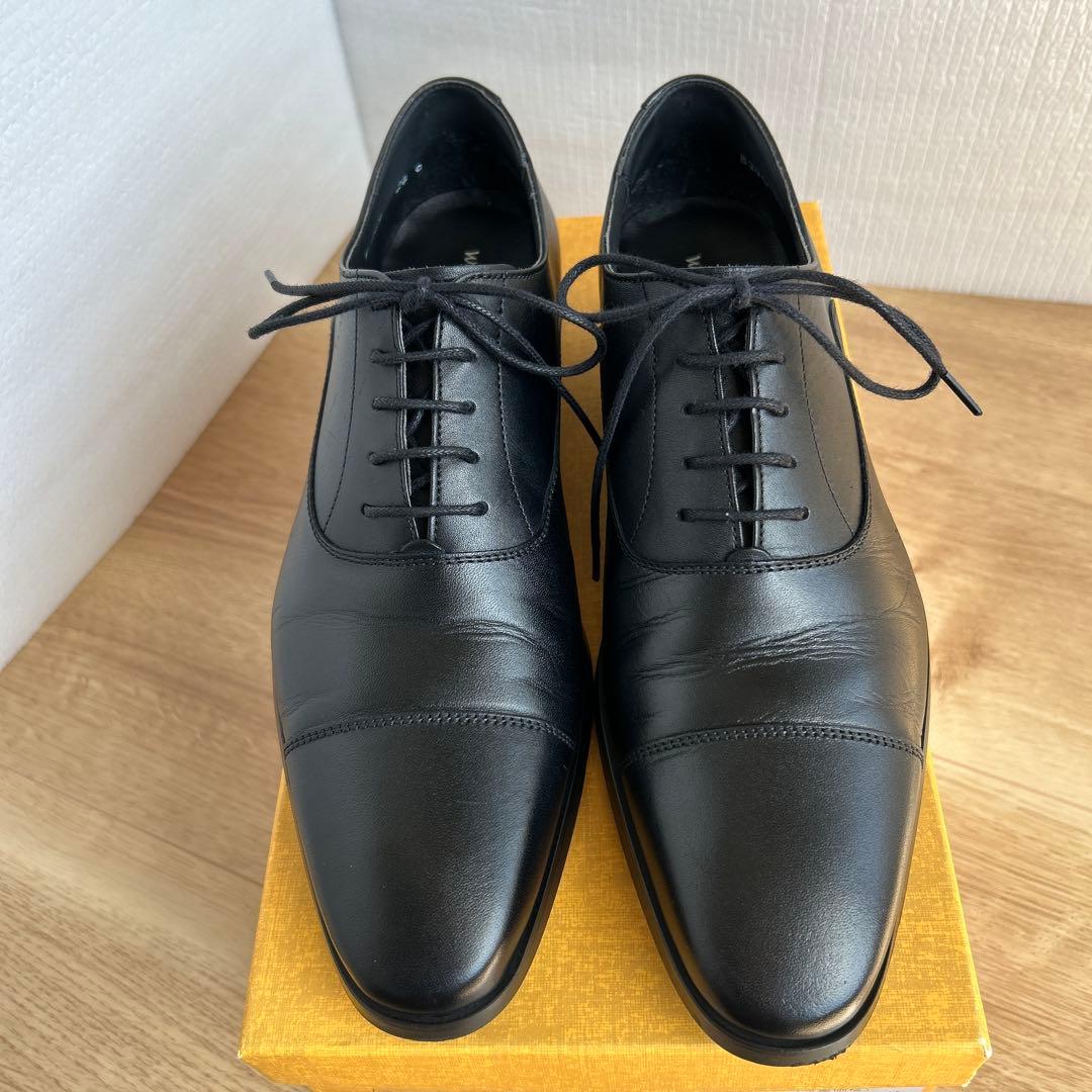 REGAL ブラックレザー ドレスシューズ キャップトゥ　24cm