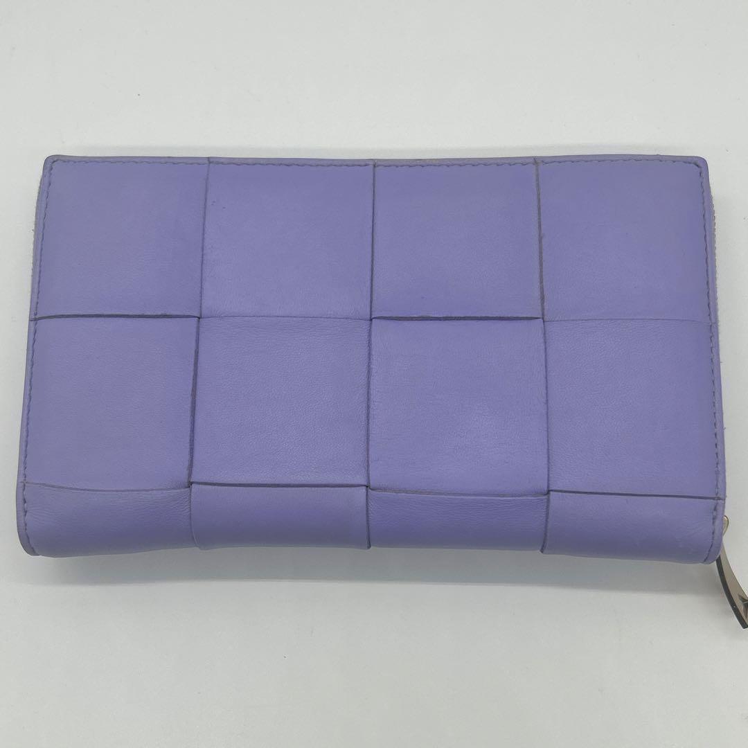 希少 現行 極美品✨ボッテガヴェネタカセットラウンドジップ長財布 マキシ