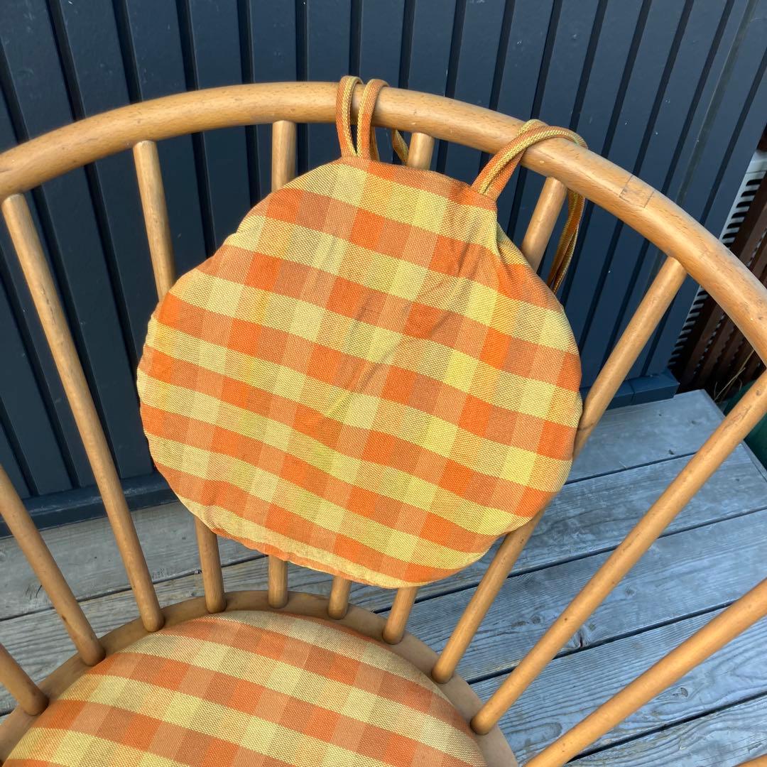 ② 北欧レトロ 秋田木工 ベントウッドラウンジチェア 木製椅子 ダイニングチェア