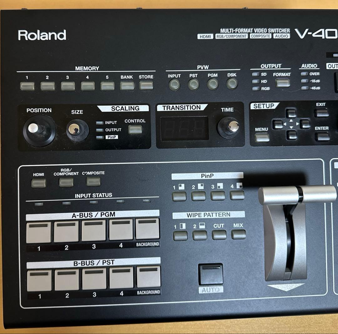 Roland V-40HD ビデオスイッチャー(リコール対象外機器)【中古品】