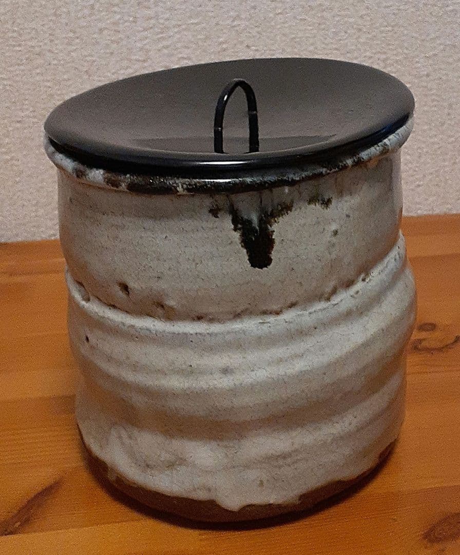 惺斎書付　斑唐津　水指　共箱　茶道具