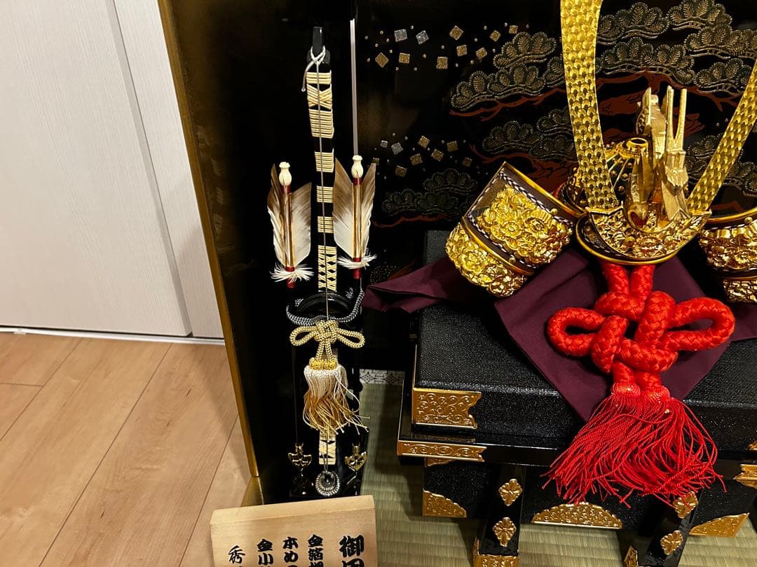 （美品）兜飾り中古一式　五月人形　兜