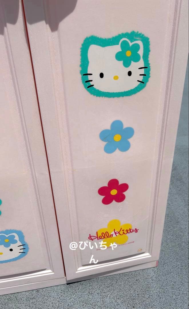【激レア】　ハローキティ　タンス　収納　キティ KITTY レトロ　Sanrio