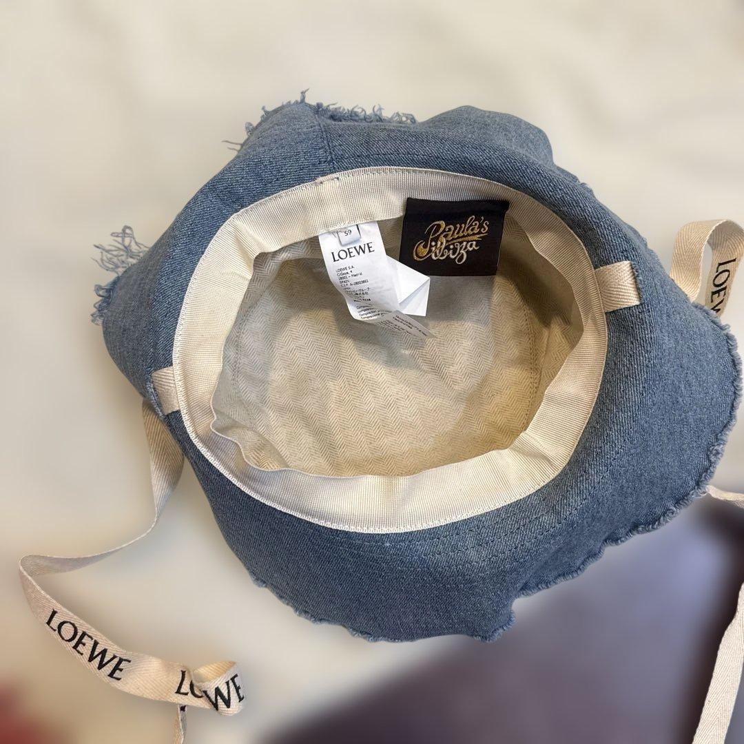 美品⭐︎⭐︎⭐︎ LOEWE デニムバケットハット　59