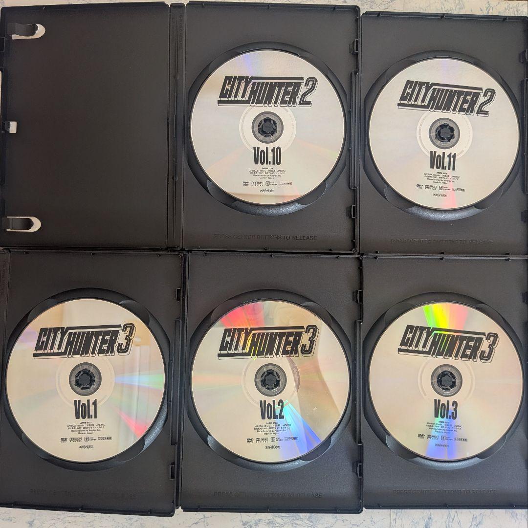 DVD　シティーハンター　1期~4期、劇場版　全28巻　不織布ケース