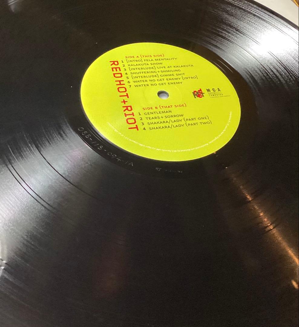 Fela kuti トリビュートレコード　RED HOT RIOT 2LP