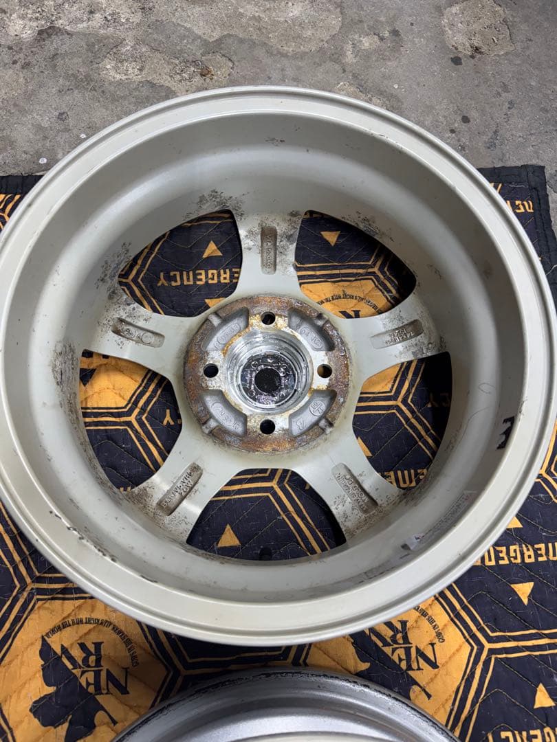 と*ん様 中古 BS アルミホイール　14インチ　4.5j　+45　4穴100