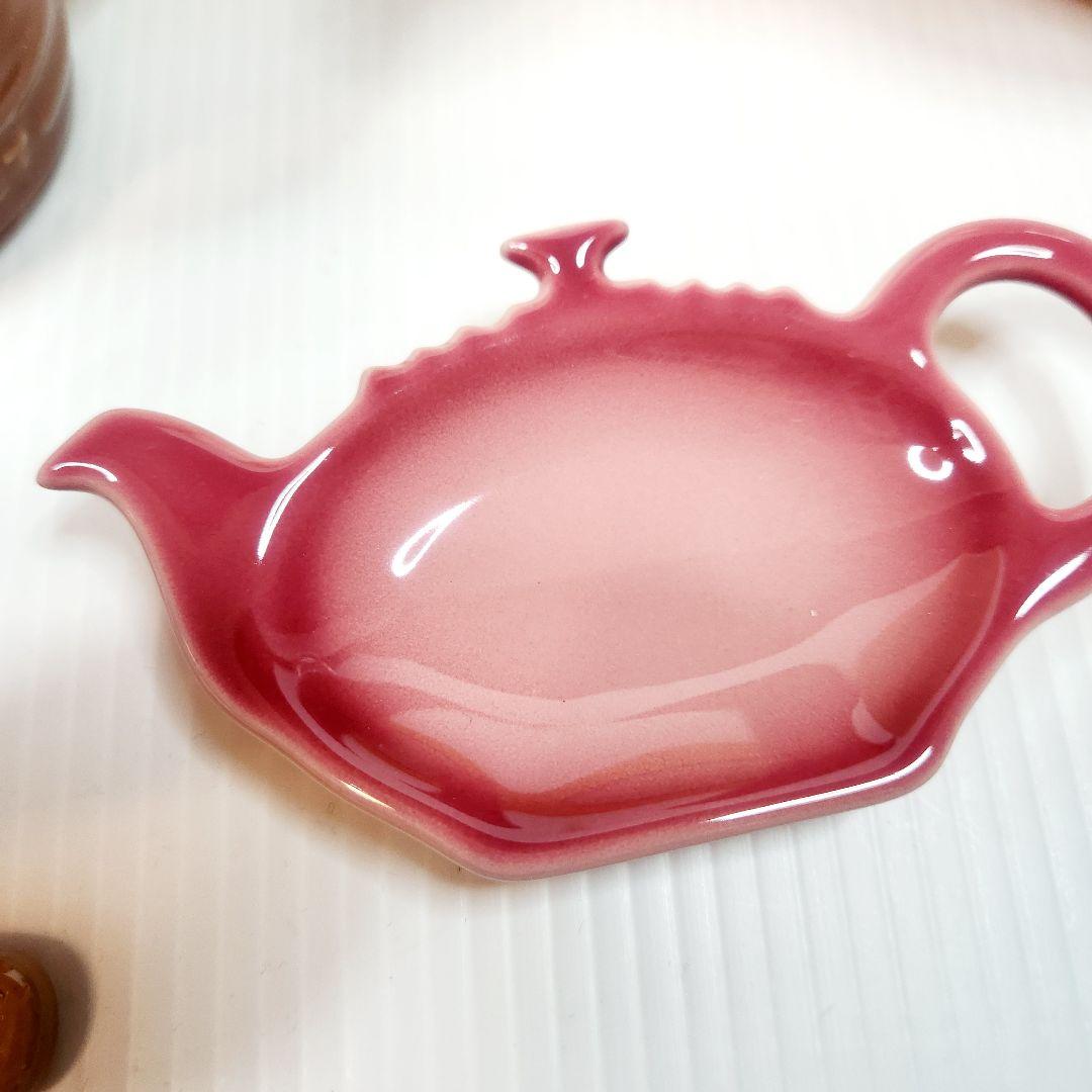 【フォロワー様引5%済】ルクルーゼ ティーポット ティーバッグ マグカップセット