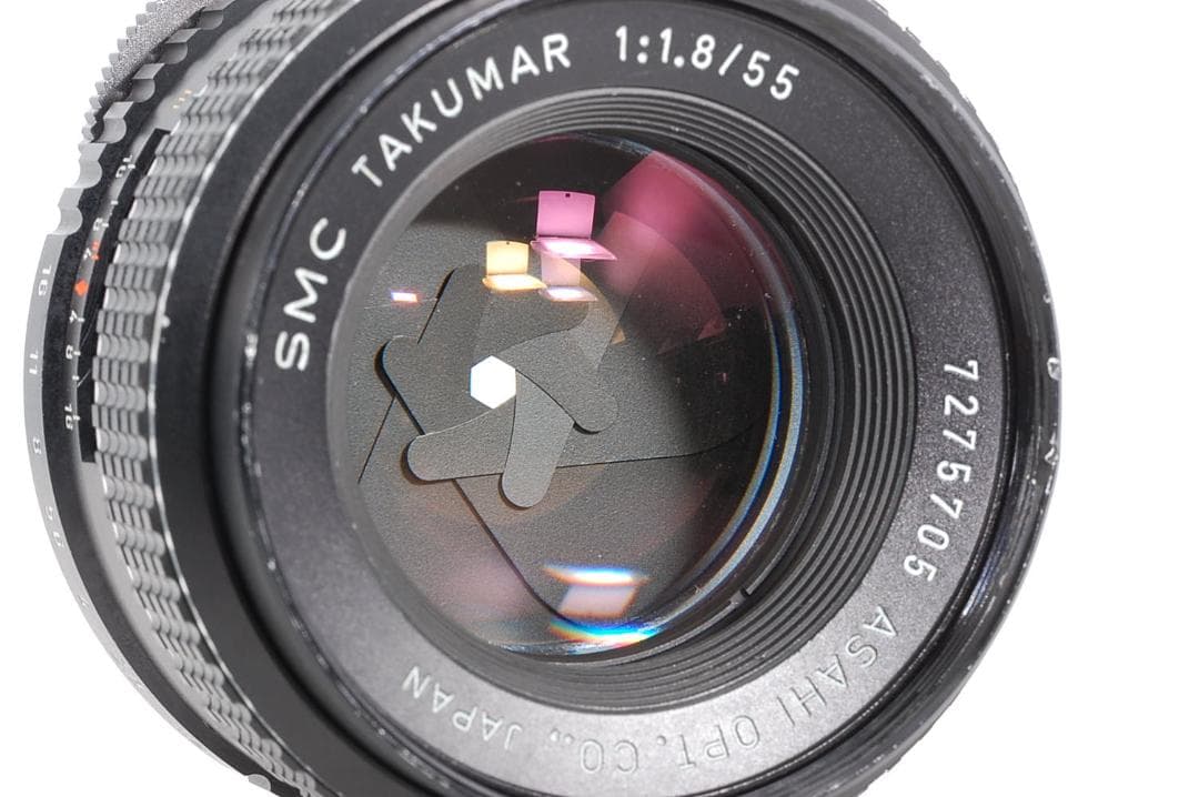 美品　即撮影可　完動品　Pentax ES SMC Takumar 55 1.8