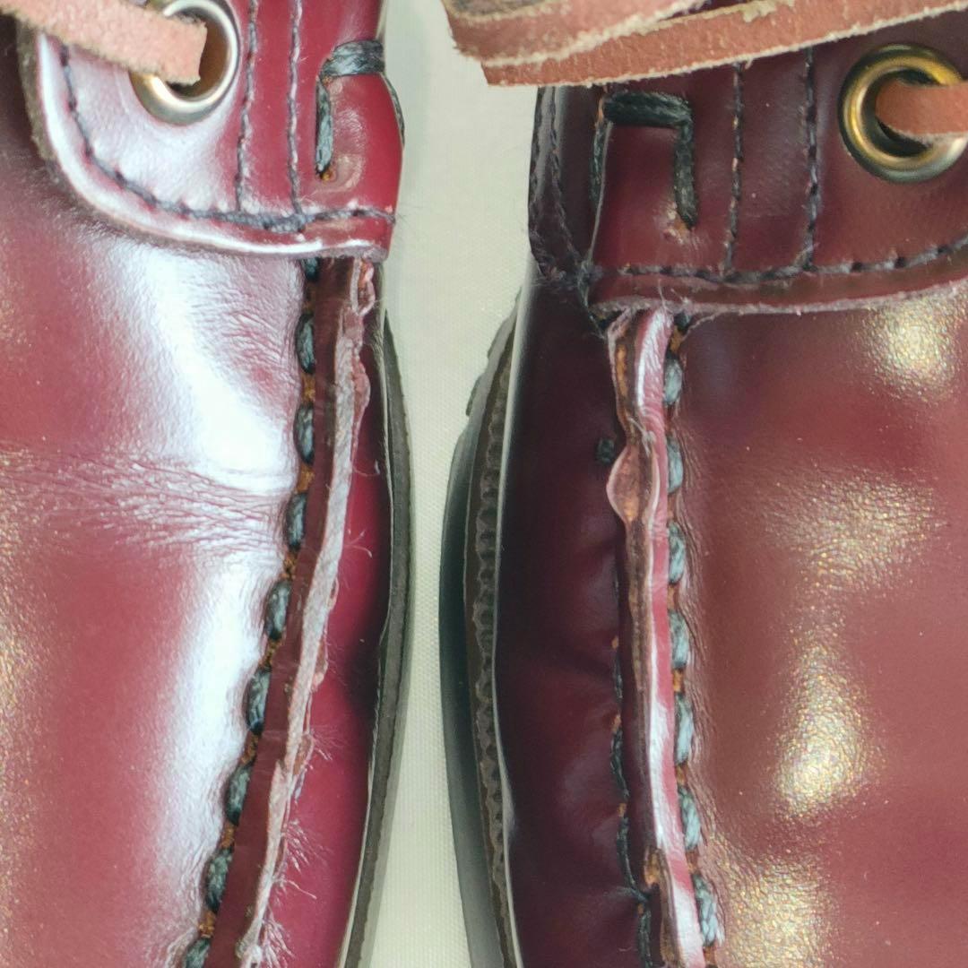 パラブーツ/BARTH/デッキシューズ/マリンシューズ/ボルドー/26.5cm