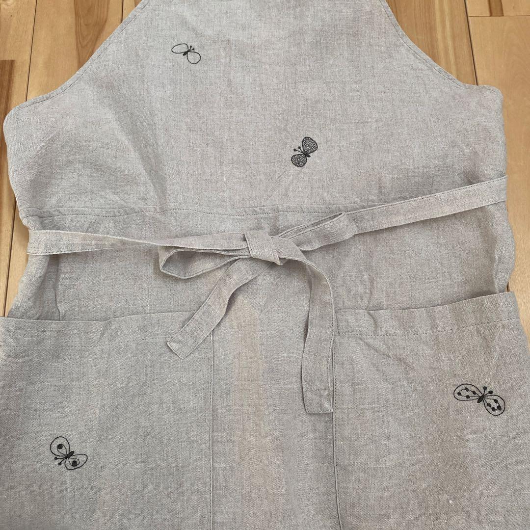 【希少‼️】ミナペルホネンchoucho リネンエプロン
