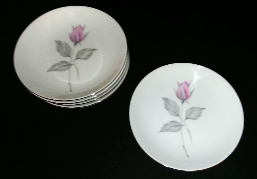 希少 Narumi ナルミチャイナ 薔薇柄食器18点セット+おまけ付 昭和レトロ