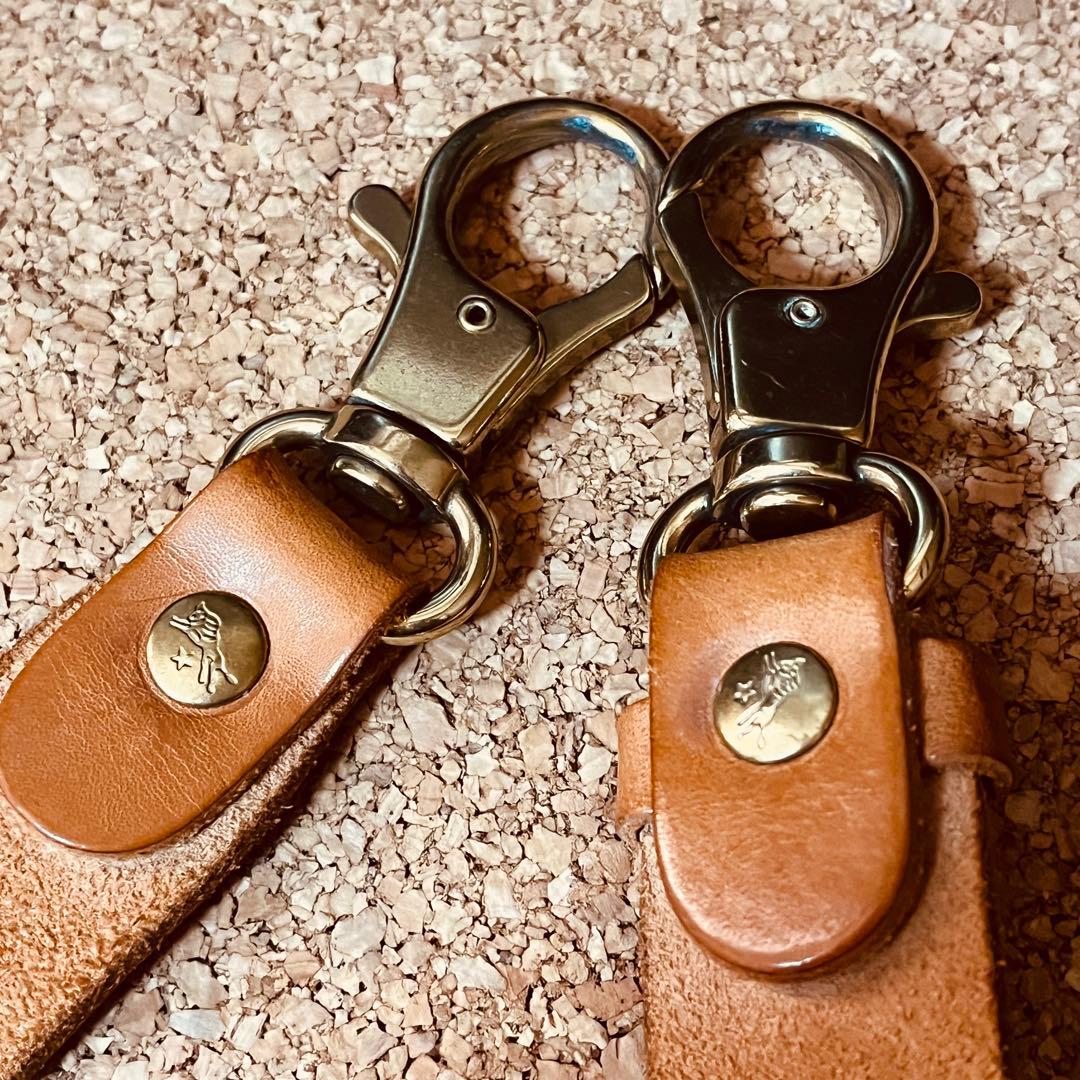 ILBiSONTEレザー本革メンズ2wayショルダーハンドバッグ／ブラウン