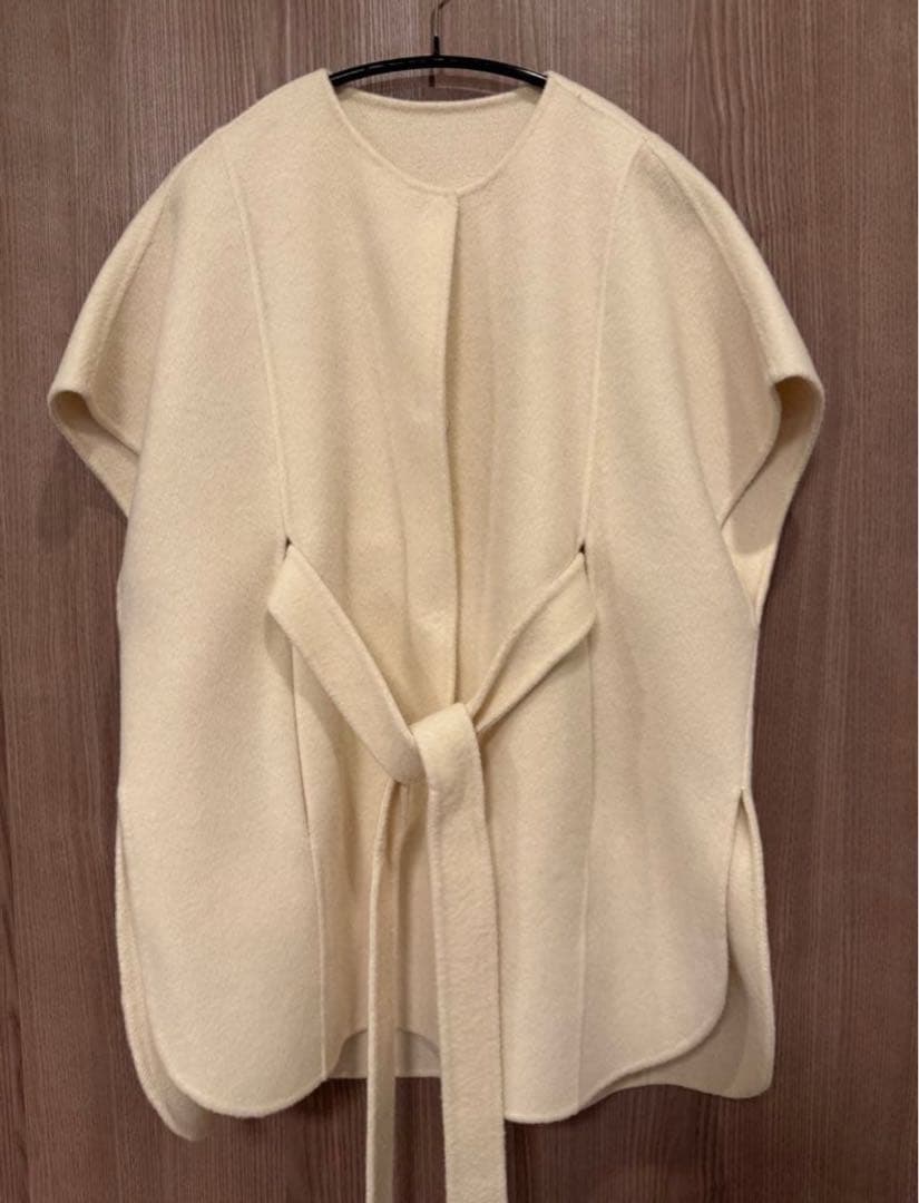 アーバンリサーチロッソ ウールカシミヤリバーポンチョ
