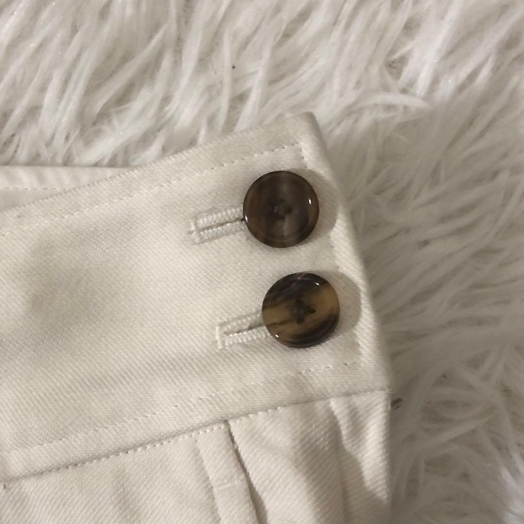 極美品 マーガレットハウエル 25SS ウォッシュドコットンツイル トラウザー