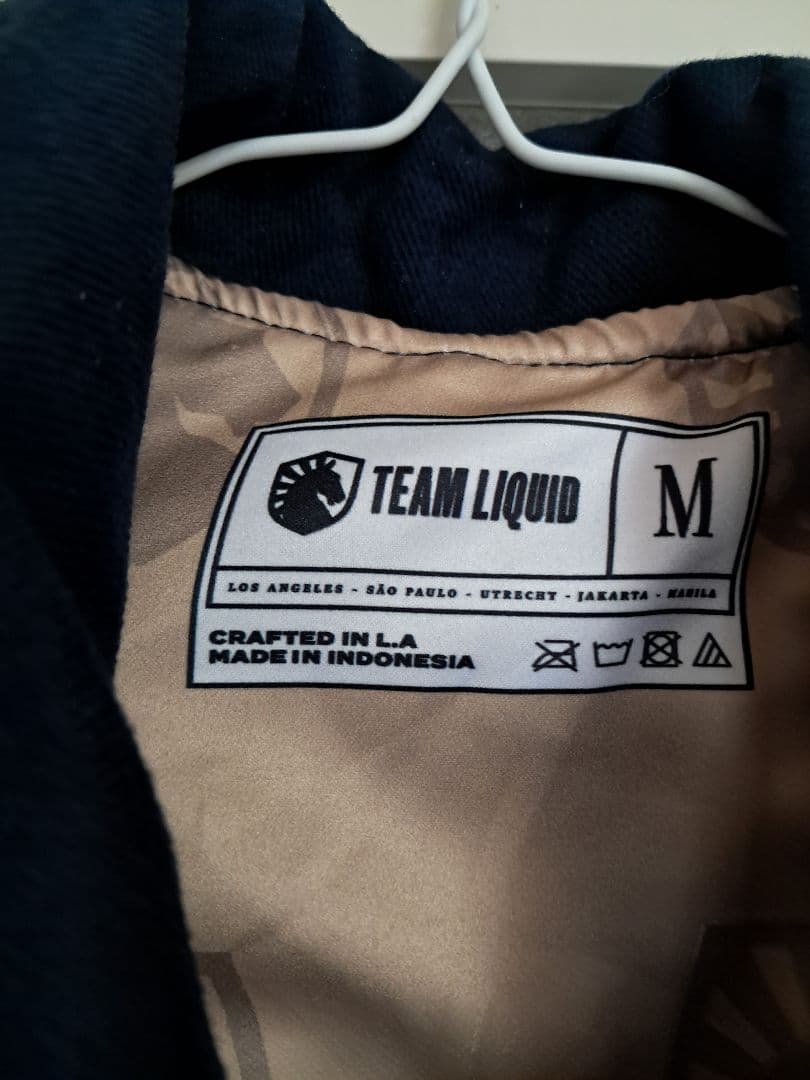 ALGS TEAM LIQUID スタジャン M ネイビー/ベージュ