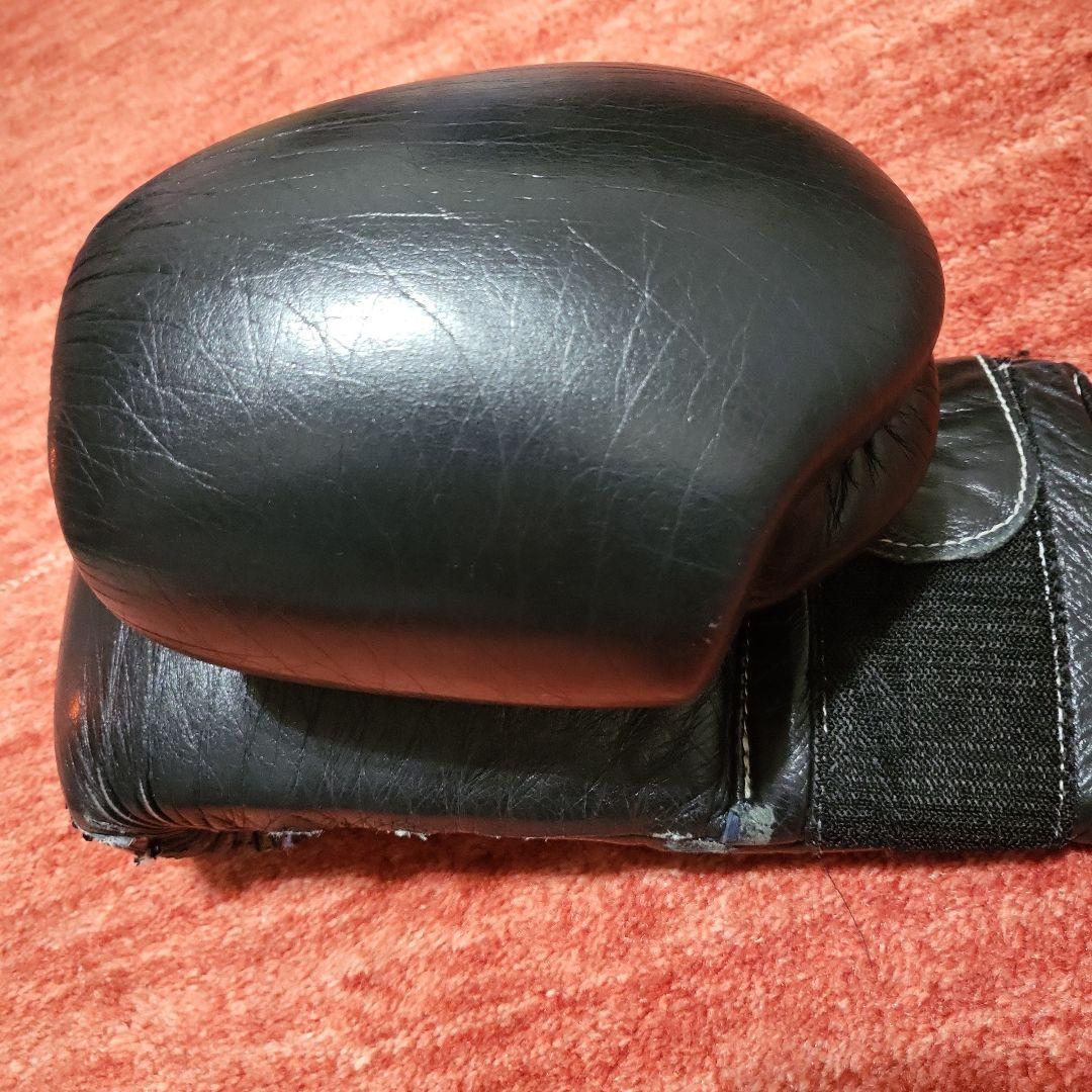 Winning ウイニング ボクシンググローブ 14oz テープ 黒 本革