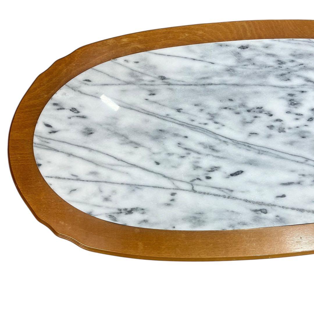 稀少品✨早い者勝ち❣️イタリア製 ローテーブル 大理石 ロココ調　猫足 おしゃれ