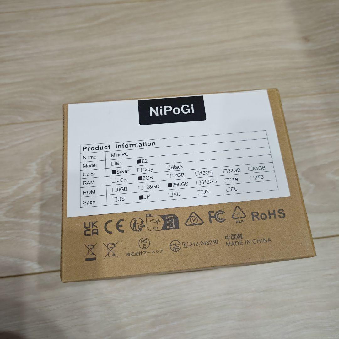 NiPoGi ミニPC E2 Intel N97