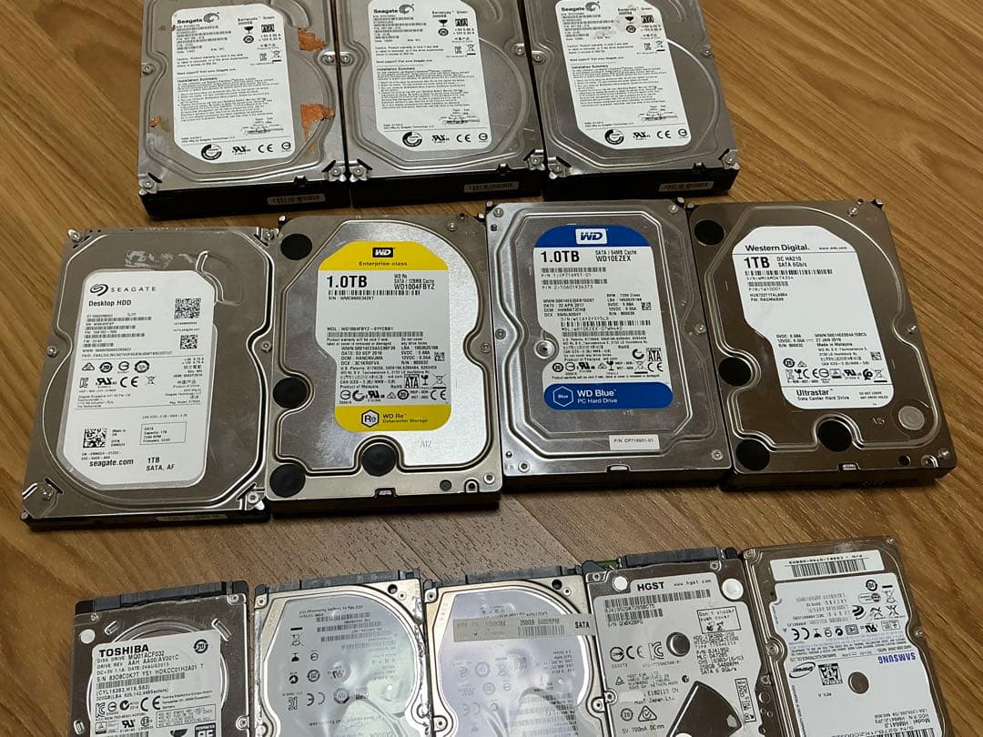 HDD ★まとめて18個セット★初期化済み