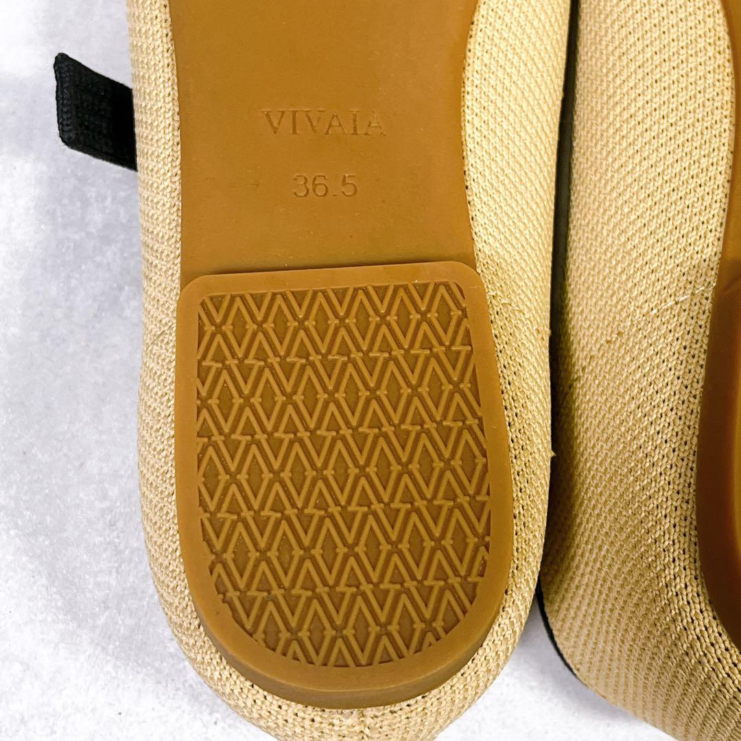 ☆美品☆【ビバイア】メリージェーン (36.5) フラットシューズ スクエアトゥ