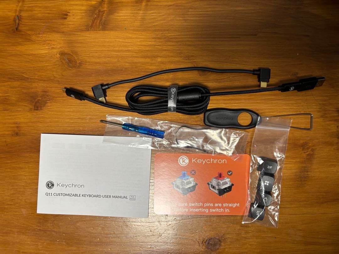 Keychron Q11 US配列 Red RGB hot swap