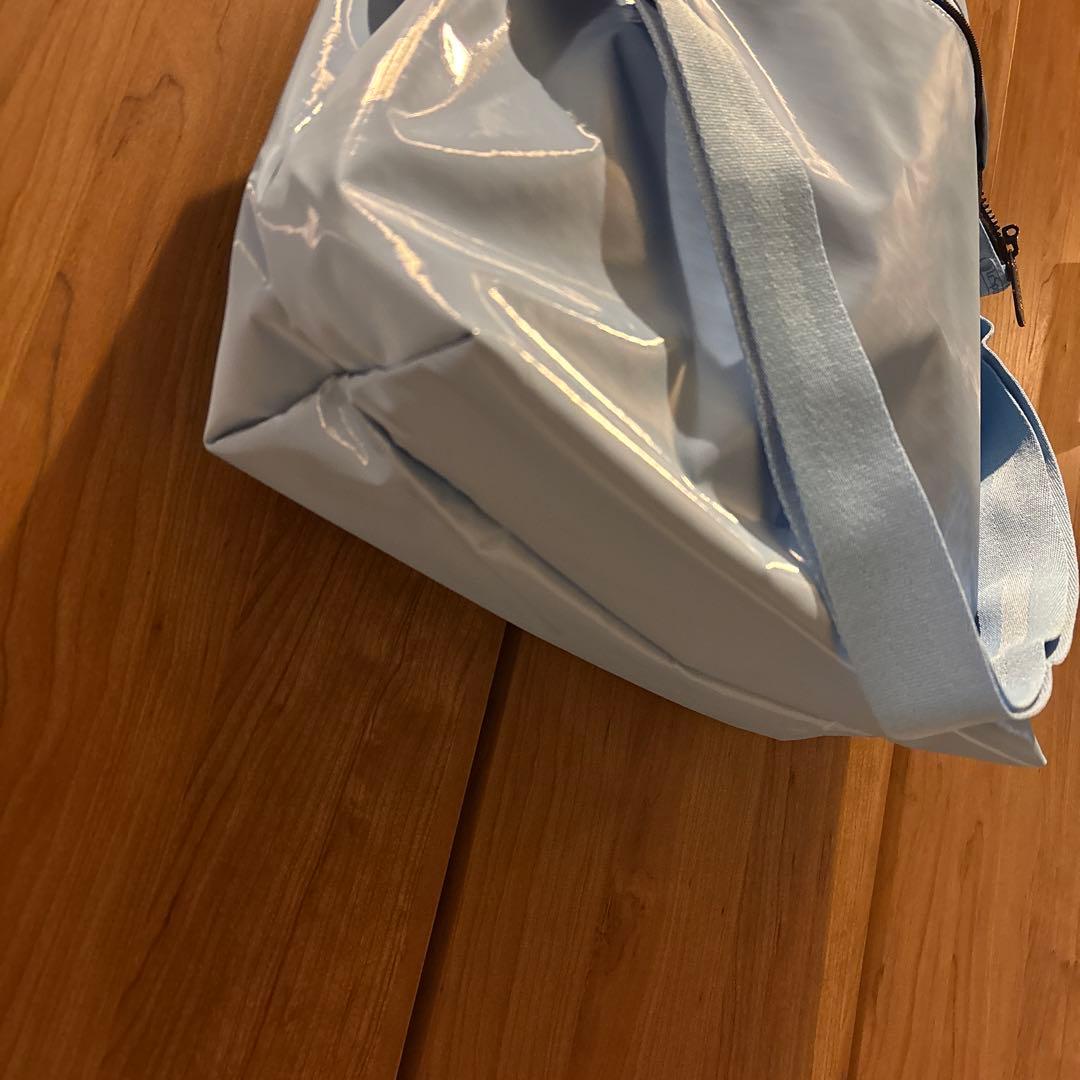 レスポートサック　ひとりっぷ　コラボ　ヒョウガ　ライトブルー ハンドバッグ