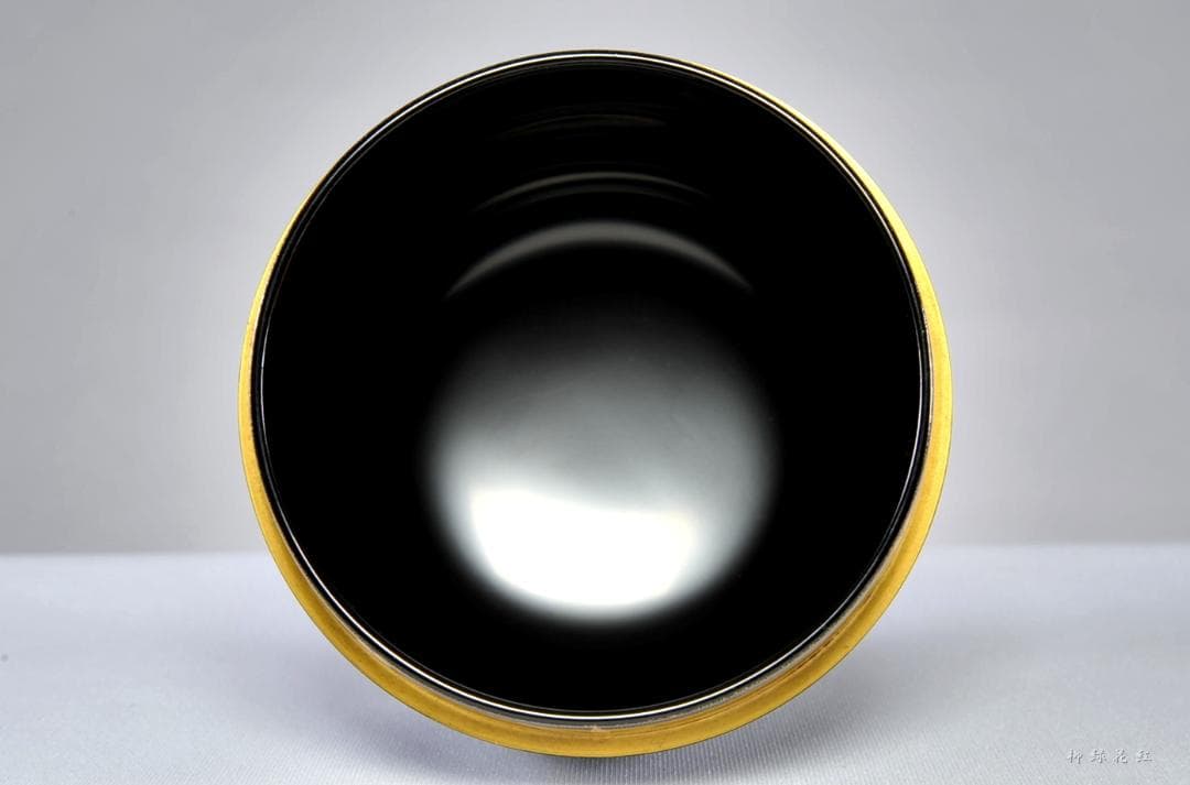 【たかちむ】井筒鳳斉 鷹ヶ峰蒔絵 大棗 立上り雲錦蒔絵 蓋裏光悦垣蒔絵