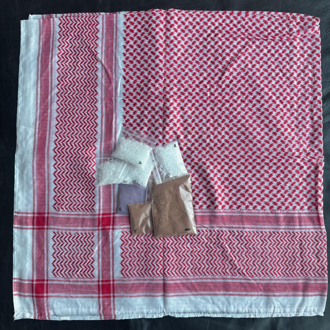 【豪華8点セット】大阪関西万博　ヨルダン砂と塩フル体感パック【袋合計400g】