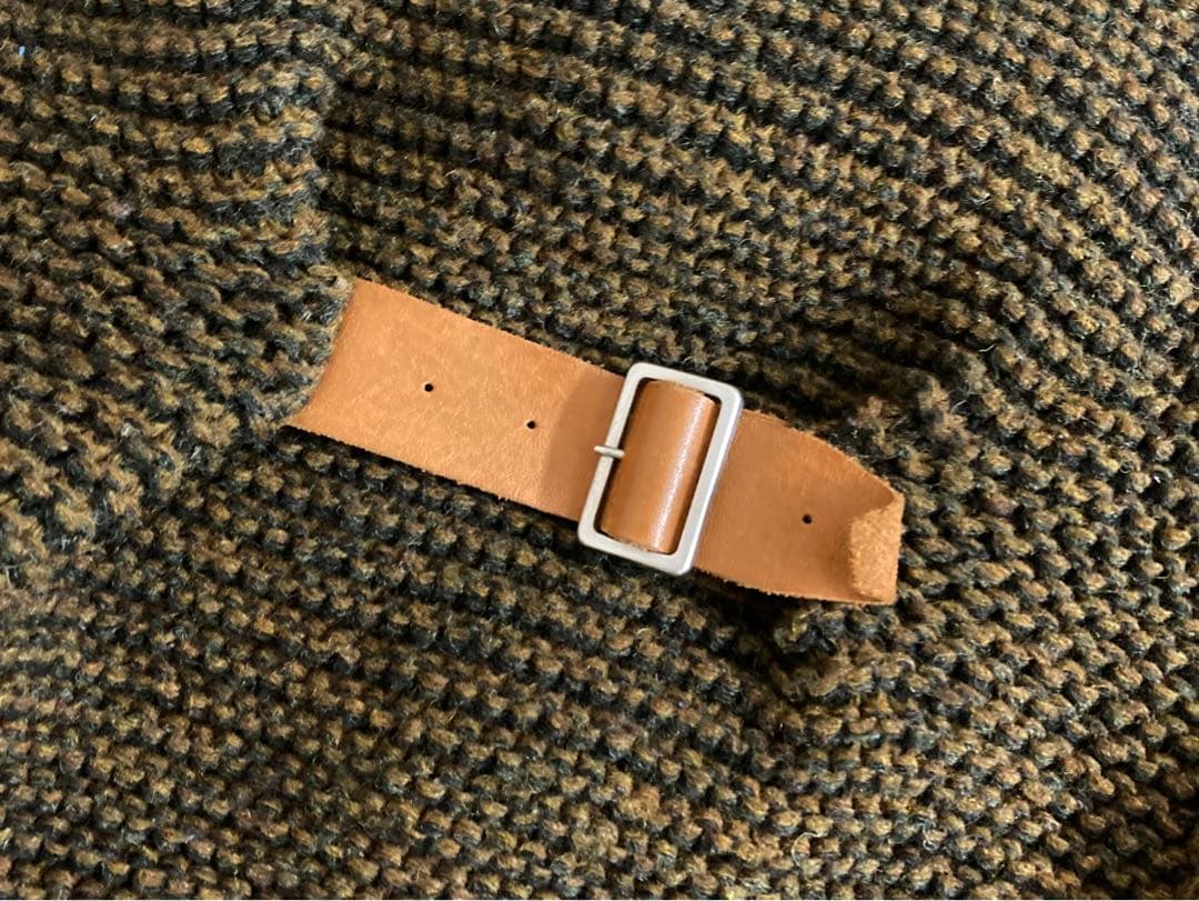 KAPITAL キャピタル バック クロス ライナー ニット ポンチョ