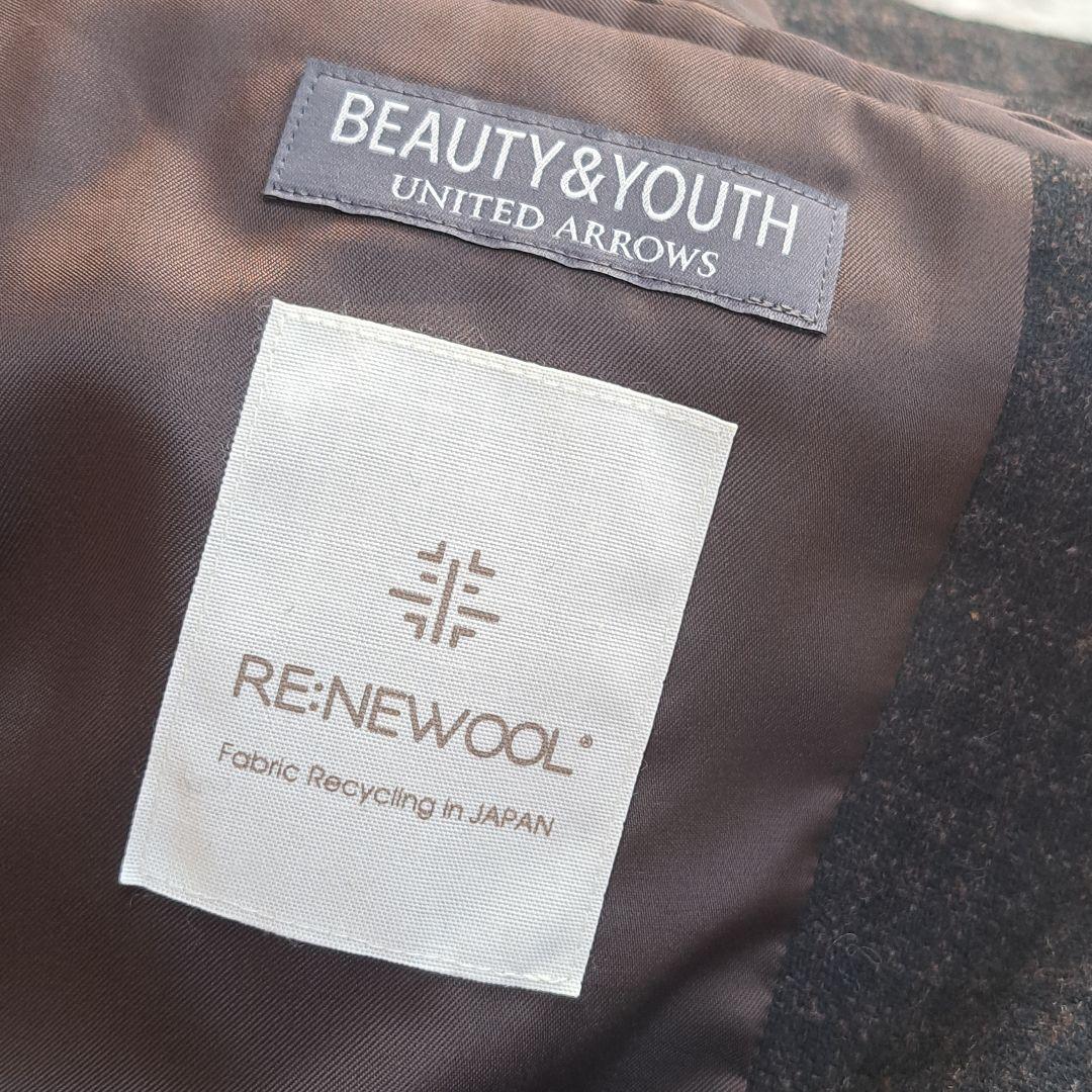BEAUTY&YOUTH RE:NEWOOL セットアップ 千鳥柄 ウール