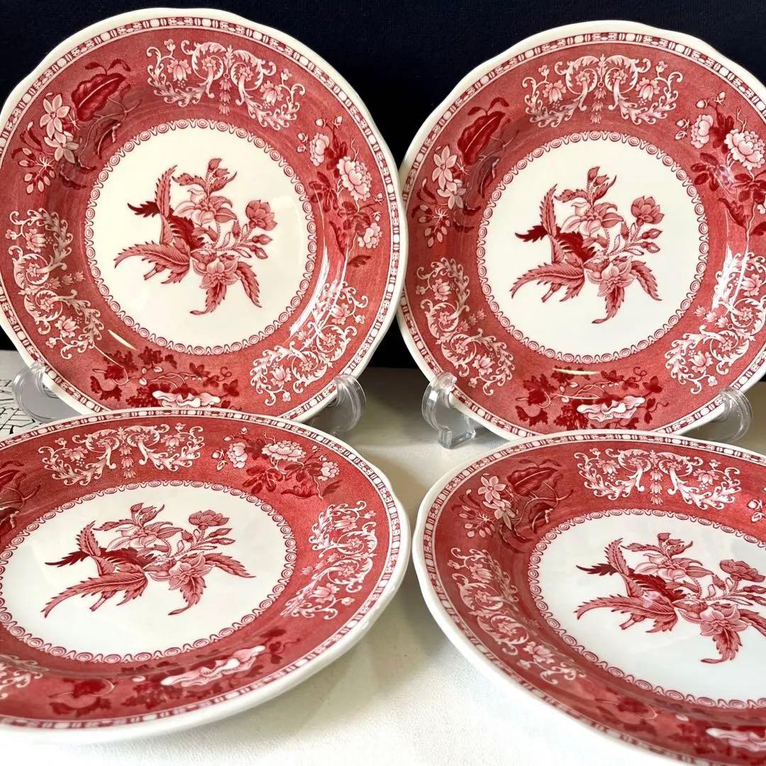 スポード　ピンクカミラ　プレート　4枚セット