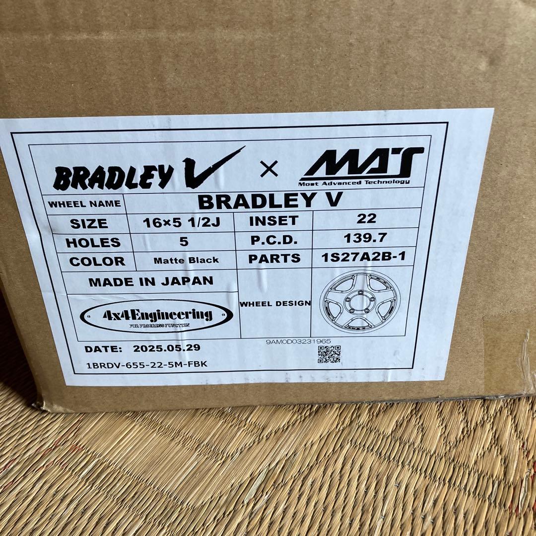 新品未使用　4×4Engineering BRADLEY V 1本　ジムニー