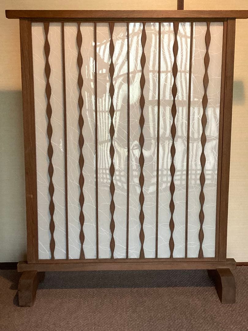 木製衝立・間仕切り・パーテーション　骨董・アンティーク